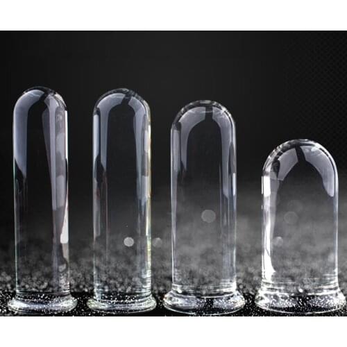 Large Crystal Butt Plug Vagina Ball Big Pyrex Glass Anal Dildo Bead Fake Penis Adult Masturbate G-spot Massage Sex Toy For Women