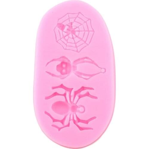 F3MF Spider Epoxy Resin Mold Keychain Pendant Silicone Mould DIY Crafts Jewelry Earrings Ornaments Decorations Casting Tool