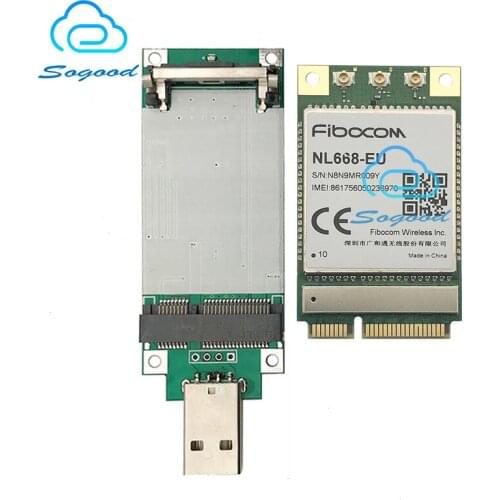 Fibocom NL668 NL668-EU 4G MINI PCIE LTE Cat4 module instead of Quectel EC25-E LTE-FDD B1 B3 B5 B7 B8 B20 LTE-TDD B38 B40 B41