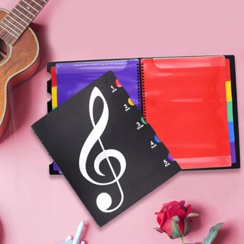 Creative A4 Music Book Folders Piano Multi Function Score Practical File Document Storage Holder