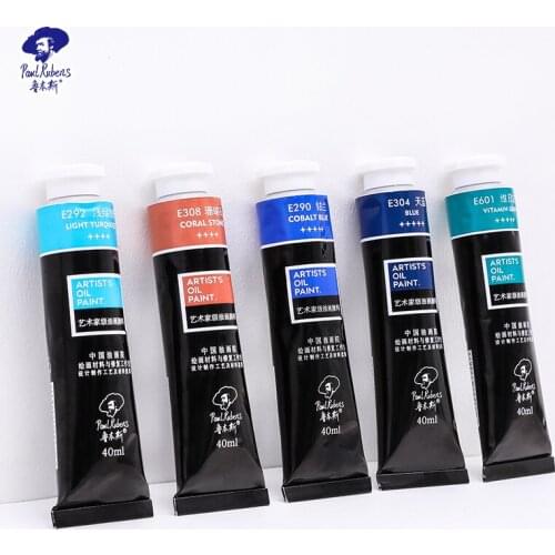 Paul Rubens 40ml Single Tube Oil Paints Art Supplier E Series Painting Pigment for Artist and Painter Master
