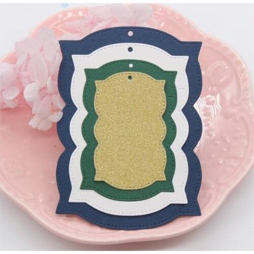 ZFPARTY Label B Metal Cutting Dies for DIY Scrapbooking/photo album Decorative Embossing DIY Paper Card