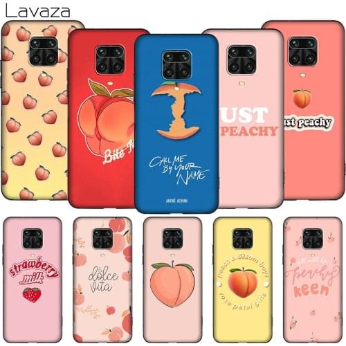 Lavaza K103 Peaches TPU Soft Case for Redmi Note 5 6 6A 7 7A 8 8T 8A 9 9A 9C 9S K20 K30 Poco X2 Pro Max