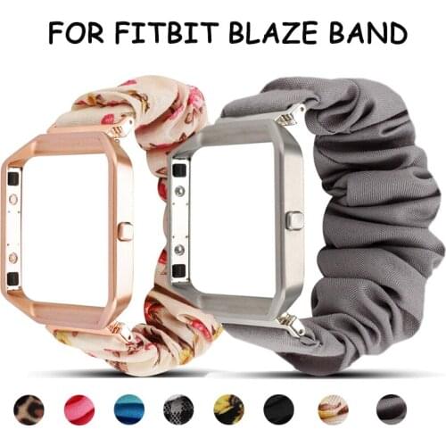 Nylon Elastic Watch Band for Fitbit Blaze Band Replacement Hair Wristband Women for Fitbit Blaze Sport Wristband