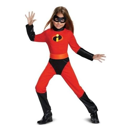 NEW Mr. Incredible 2 jumpsuit Costume girls Violet deluxe female Costume Halloween CostumeCosplay Kids Superhero fancy dress