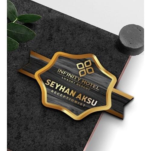 Personalized Wooden Collar İsimliği - 11