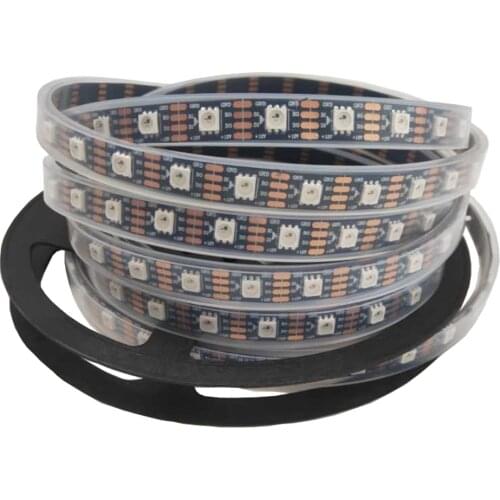 WS2815 DC12V (WS2812B/WS2813) RGB LED Pixels Strip Light Tape Individually Addressable LED Dual-Signal 1m/5m 30/60/144 Pixels/m