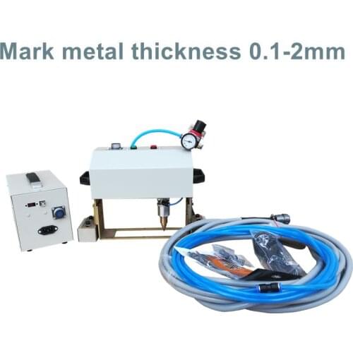 160*40mm Handheld Mini Laser Dot Peen Engraving Marking Machine for sale vin code dot pin marking machine vin number marking