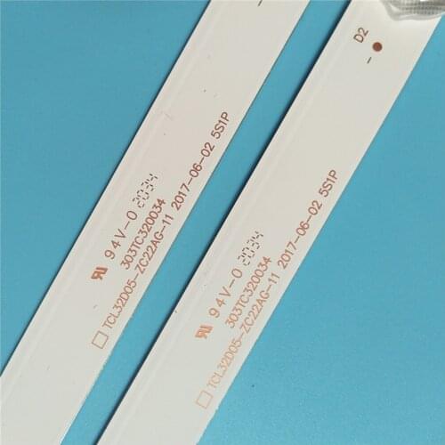 LED Strip 5 lamp for MI 32" TV LCD L32M5-AZ TCL32D05-ZC22AG-11 LVW320CSDX 4C-LB320T-DSA 6v TCL 32F6B 32F6H 32L2 32HR332M05A7