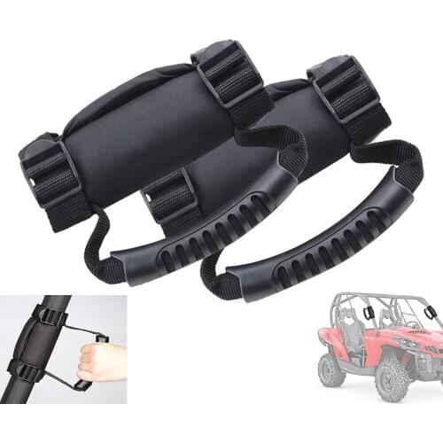 2 Pcs Waterproof Car Handle Car Door Handle Pull Ring For Polaris RZR Gator Kawasaki Honda UTV &ATV