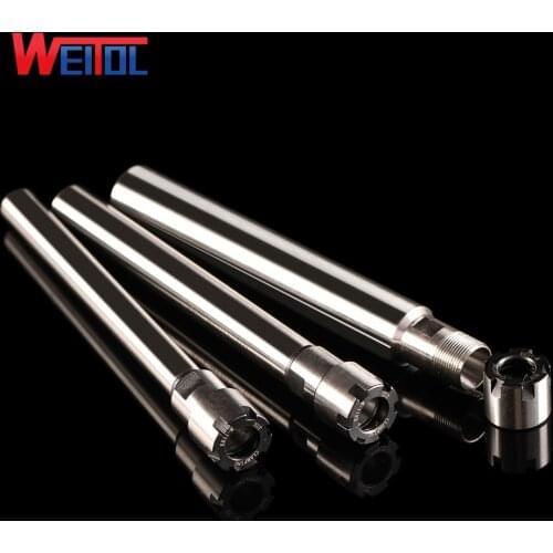 WeiTol 1pcs/lot C20 ER20 150/C20-ER20-100L Extension Rod ER20 ER16 ER11A CNC Collet ER M Nut