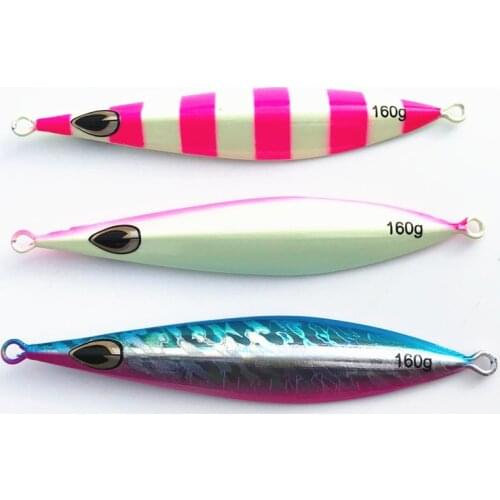 1pcs/lot 14cm160gknife Jigging Metal Spoon High Quality VIB artificial bait boat fishing lures lead fish