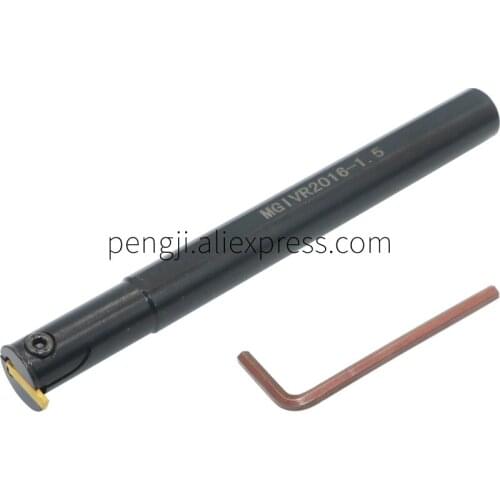 5/8" Internal Grooving Tool MGIVR2016-1.5 Boring Bar Lathe Turning Tool Holder 16mm Shank with 1PCS MGMN150(1.5mm)Carbide Insert