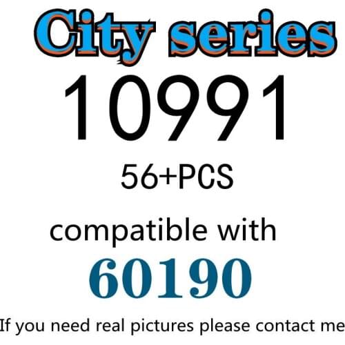 56PCS 10991 Building Block Toy City Series 60190 Assembled Building Block Childrens Toy Gifts