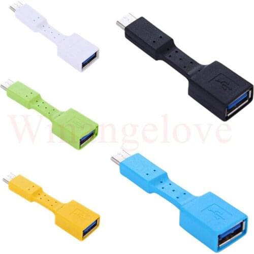 Colorful Micro USB Cable Male to USB Female OTG Adapter Android Tablet Phone PDA PC