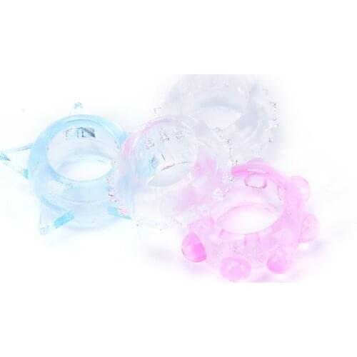 2PCS/1PCS Adult Product Male Erection Penis Cock Ring Enhancer Delay Premature For Men Color Random