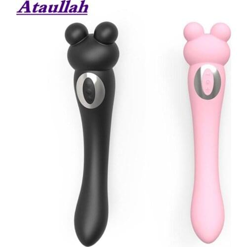 Ataullah Dildo Vibrator Av Stick Multi-speed Erotic G-Spot Magic Wand Anal Vibration Women Sex Toy Lesbian Masturbator ST095