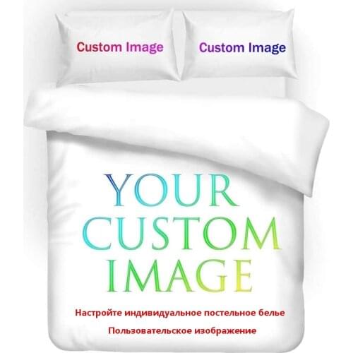 Custom Image Bedding Set 3D Digital Printing Duvet Cover with Pillowcase Large King Bedding Double Duvet Cover 3-piece Set