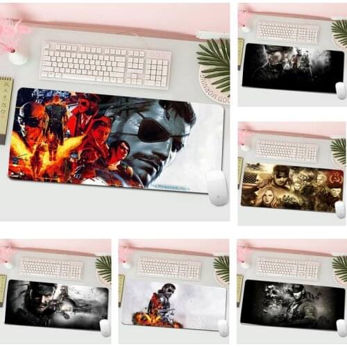 Metal gear solid Gamer Speed Mice Gaming Mousepad L Large Gamer Keyboard PC Desk Mat Computer Tablet Mouse Pad pc gamer completo