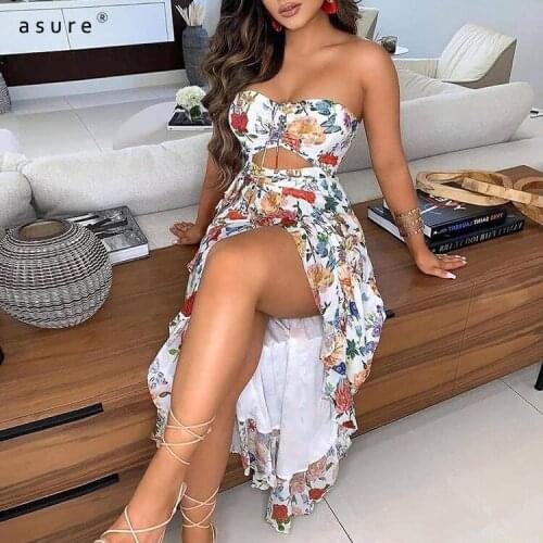 Traf Summer Dress Women Clothing 2021 Ladies Sexy Beach Sundresses Female Sukienka Casual Light One-piece Toppies 21201