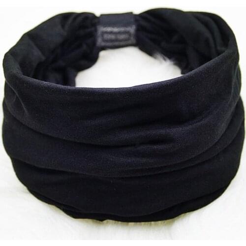 Fashion variety of wear method Headband Cotton Elastic Women Headbands Ladies hair accessories turban