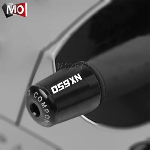 Motorcycle 7/8" 22MM Handlebar Hand Grips Handle Bar End Cap For Honda NX650 NX 650 J-X Dominator 1988-1999 1989 1990 1991 1992