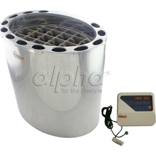 Free shipping 9KW220-240V 50HZ SUS sauna heater with DIGITAL controller comply with the CE standard