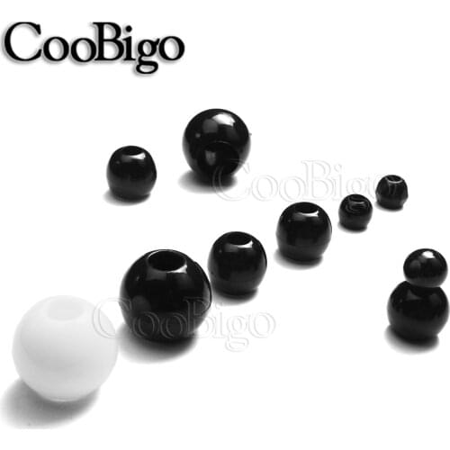 Pony Plastic Beads Cord Ends Lock Stopper Ball Rope Lace Fixed Outdoor Camping Tent Accessory Paracord Strap Lanyard Clasp 20pcs