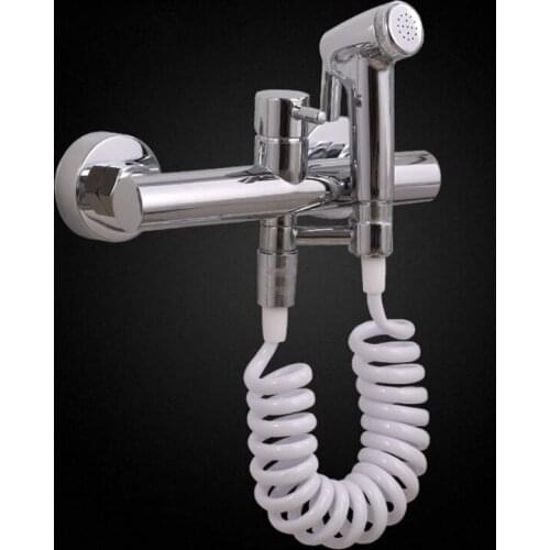 Handheld bidet sprayer set for toilets toilet bidet sprayer set kit faucet bidet sprayer brass plating G1/2