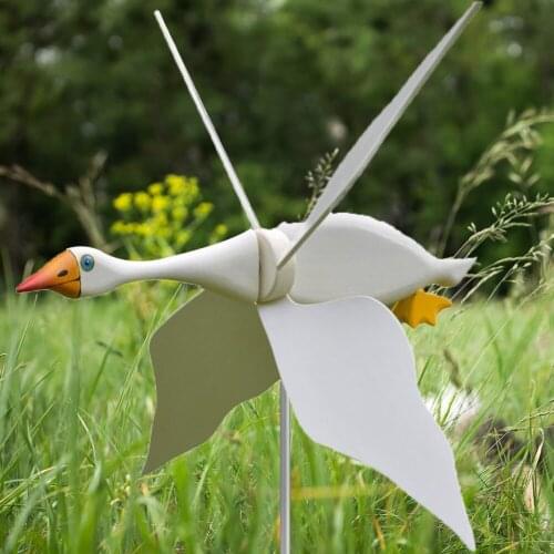 Garden Windmill Spinners Bird Shape Lawn Stake Whirling Statue Garden Decoration Pinwheel Wind Spinner Windmill Toys