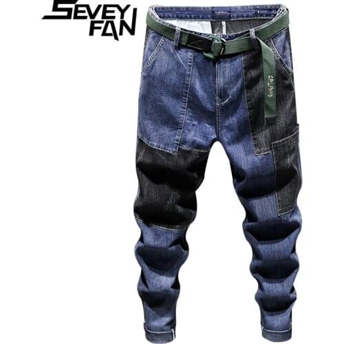SEVEYFAN Men's Cargo Jeans