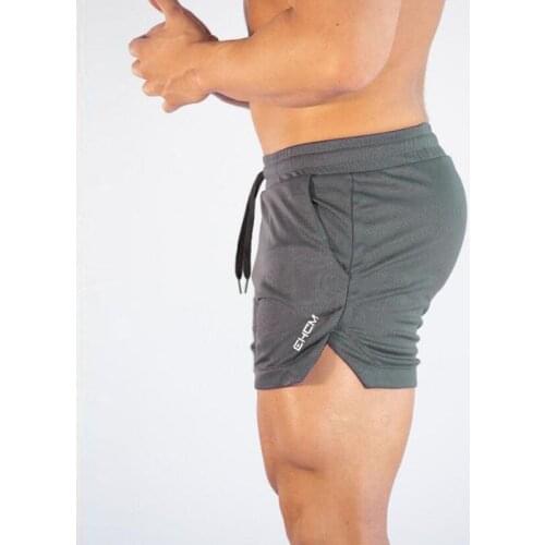 Training Exercise Shorts Solid Fitness Territory Sports Shorts Men Running Gym Quick-Drying Tie Plus Size Sportwear