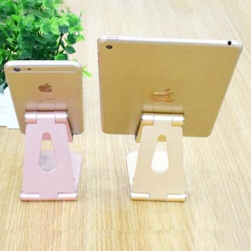 Foldable Desktop Tablet Stand Aluminum Alloy Mobile Phone Bracket Pocket Stands Universal Desk Mount for Iphone Ipad