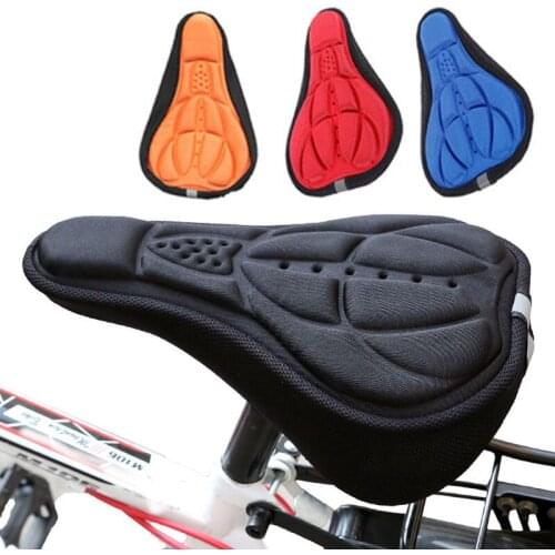 Bicycle Saddle Breathable Pad Bike Cover Thickened Soft Cycling Seat Mat 3D Thicken Sponge Cushion Cycling Accessories