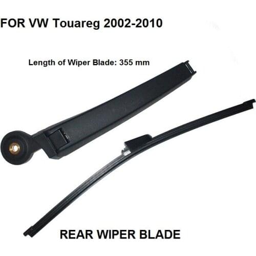 Rear Windshield Wiper arm + Blade 355mm Fits For VW TOUAREG 2007-2010,OE#7L6 955 707A