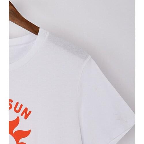 Женские футболки с принтом ZHUOLIN China At AliExpress