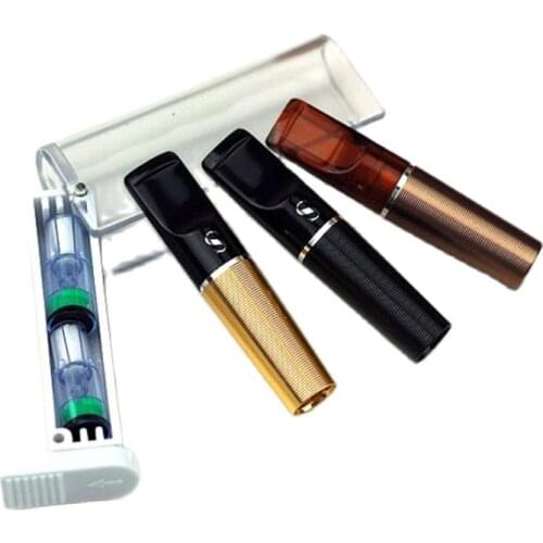 Zobo Premium Wood Plastic Cigarette Holder Three Filters Circular Mouthpiece Warm Water Cleaning Gift Box