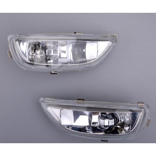 1 Pair Left & Right Side Clear Lens Front Bumper Driving Fog Light Lamp 8122002030 Fit For Toyota Corolla 2001 2002 US Version