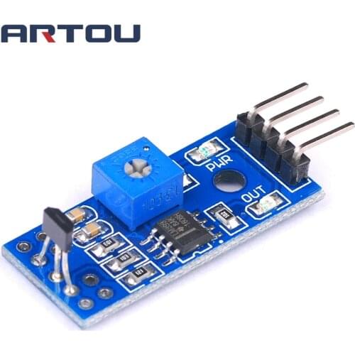 10PCS Speed Measurement Hall Sensor Module Hall Switch Motor Tachometer Module DIY