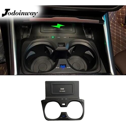 15W car wireless charger for BMW 3 Series G20 G28 325I 330I 2019 2020 charging board qc3 usb port for iphone 11 fast charge pad