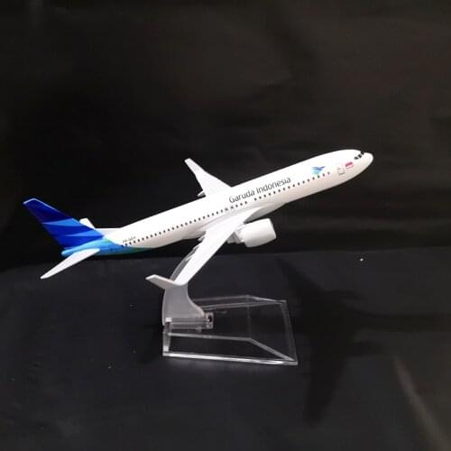 16cm Garuda Indonesia Boeing B737 Airlines Airplane Alloy Metal Mode Airways Plane Model Aircraft Collectible Gifts Collectible