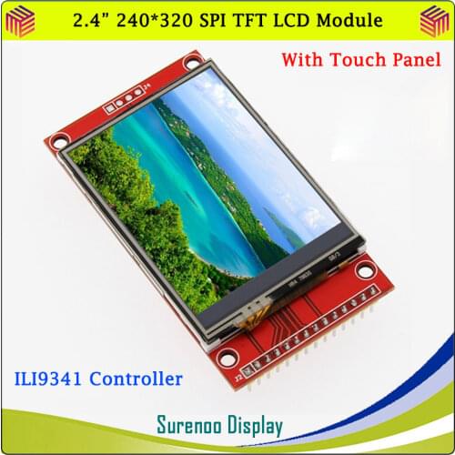 2.4 inch 320*240 SPI Serial TFT LCD Module Display Screen with Touch Panel Driver IC ILI9341 for MCU