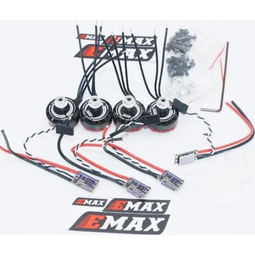 4set/lot EMAX RS2205S 2600KV 2300KV RaceSpec Brushless Motor + Bullet 30A BLHELI_S D-SHOT Power Combo For RC Drone retail box