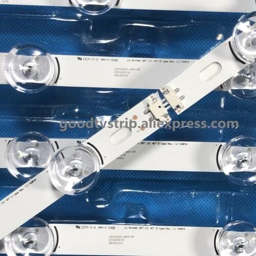 830mm LED Backlight Lamp strip 8 leds For LG 40 inch TV INNOTEK DRT 4.0 DRT 3.0 SVL400 40 inch LCD Monitor A/B type