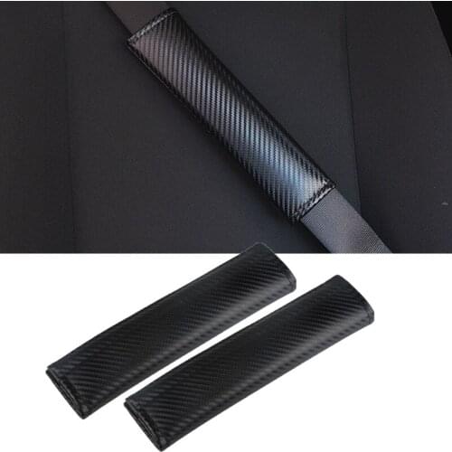 Carbon Fiber Car Interior Accessories Shoulder Protector Stickers For Mitsubishi Outlander ASX L200 EVO Lancer Montero EX Pajero