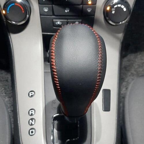 Car Automatic Shift Knob Cover Knob Gear Shift Head Cover for Chevrolet Cruze Captiva 2011 2012 2013 Black