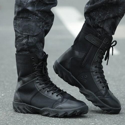 Outdoor Hiking Shoes Men Tracking Boots Military Tactical Combat Botas Non-slip Men Mountain Boots Zapatillas Hombre Trekking