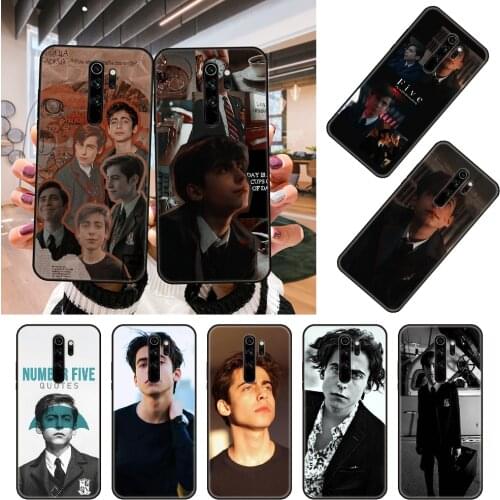 Phone Case For Xiaomi Redmi Note 8 8T 7 7A 9 9A 9S 8A 4 5 6 Pro Black Cover Prime Luxury Back Fashion America Aidan Gallagher