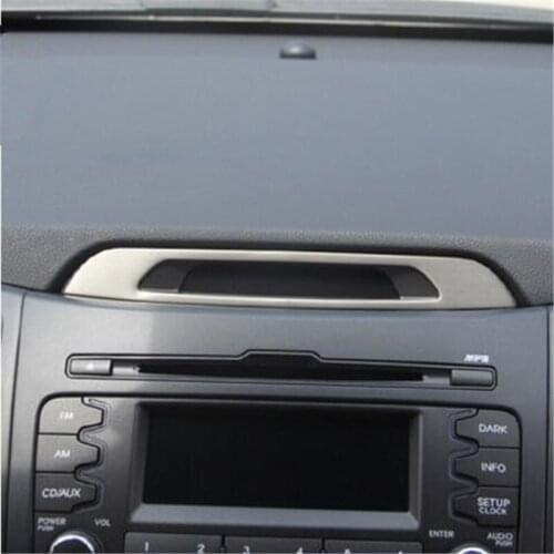 Cotochsun Car styling central console Display screen trim decoration sticker case for Kia Sportage R 2012-2016