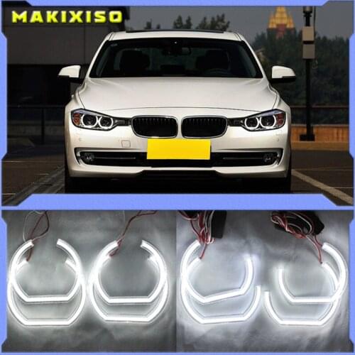For BMW 3 Series E90 E92 E93 M3 Coupe and cabriolet 2007-2013 Car styling High Quality DTM Style White Crystal LED angel eyes